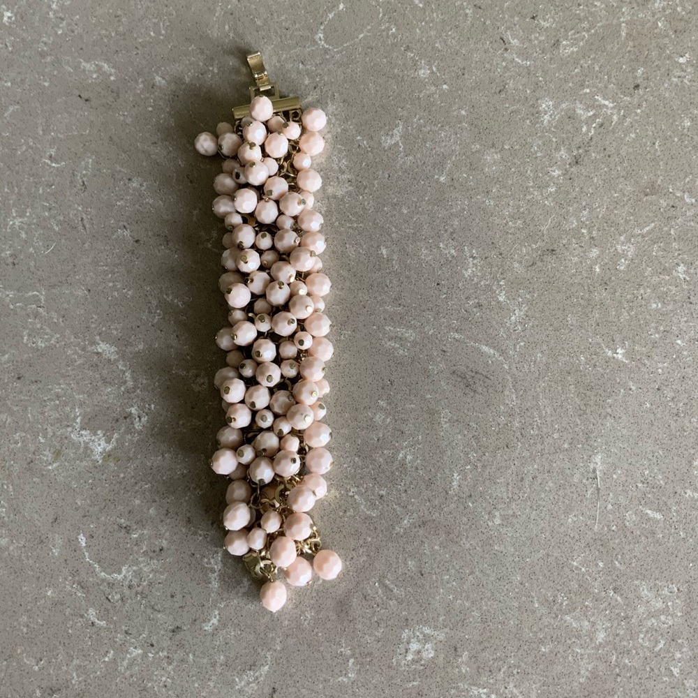 Pink bauble bracelet